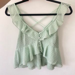 Abercrombie and fitch pastel blouse